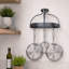 Gourmet USA Handcrafted Wall Crown Rack-190816355