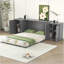 Lit escamotable avec tablettes, armoires et ports USB-106847908-106847910