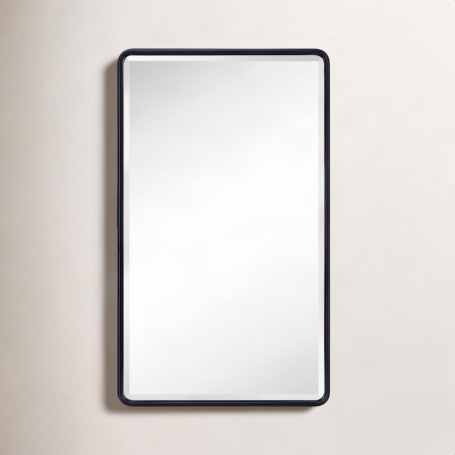 Recessed Medicine Cabinet, 27.5'' H x 16.5'' W, Black