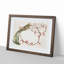 Magnolia Flowers Illustration Tab.71 by Frederick Sander - Picture Frame Art Print-55576817-55576816