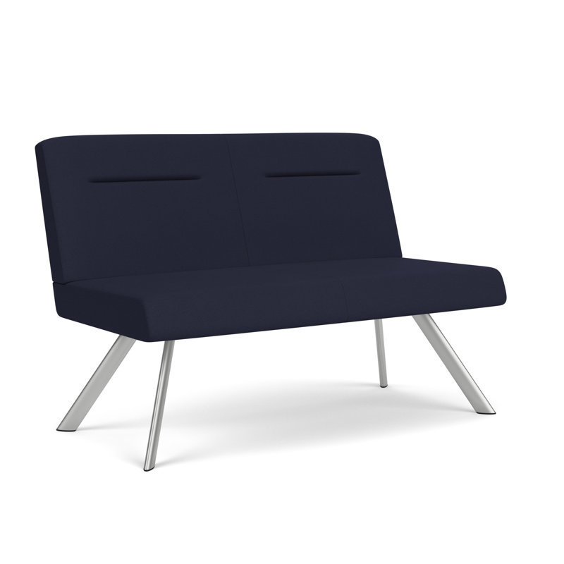 Causeuse Willow, No, Argent argent, Noir Patriot Plus - nettoyez le vinyle avec un lin