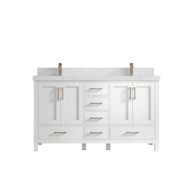 Ensemble de meuble-lavabo double 60 po Malibu, Empira