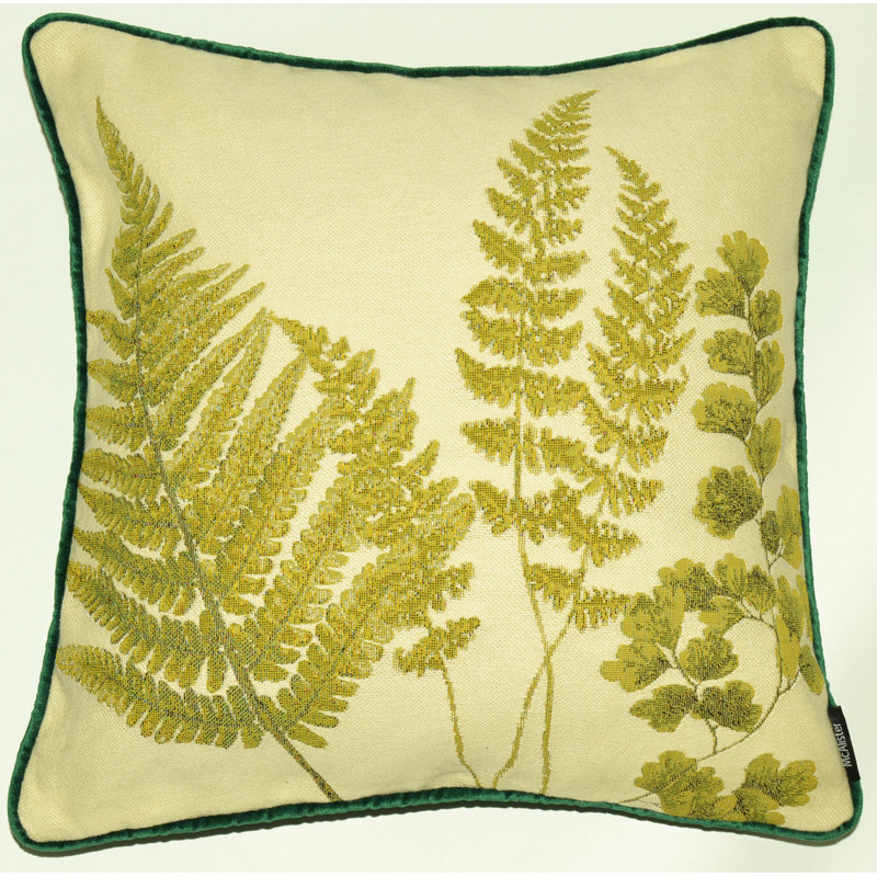Choe Floral Green Bolster Pillow Cover