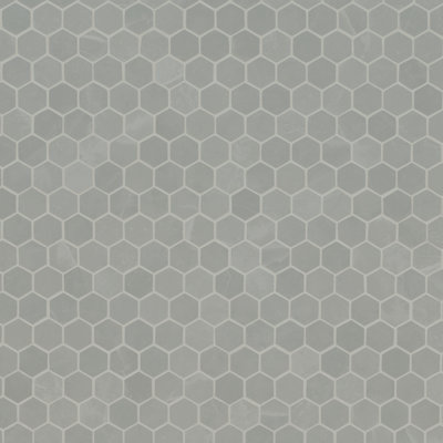 Carreau de mosaïque de plancher et de mur en porcelaine mate hexagonale 12 po x 12 po Sande