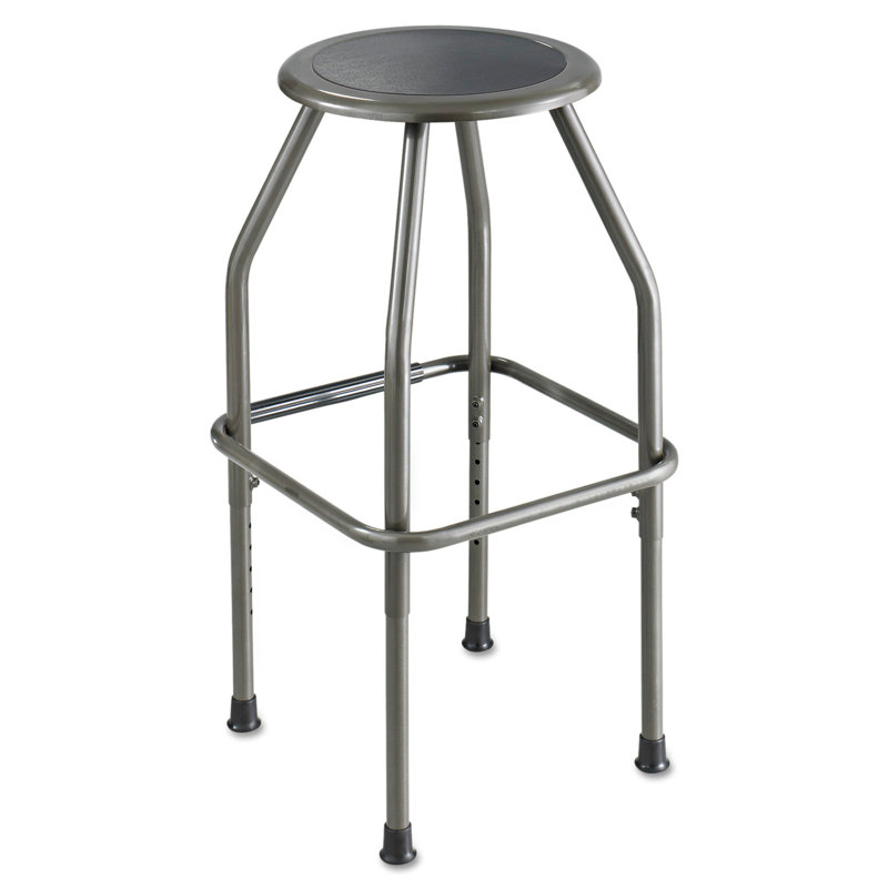 Tabouret industriel / d'atelier de gasoil, Étain