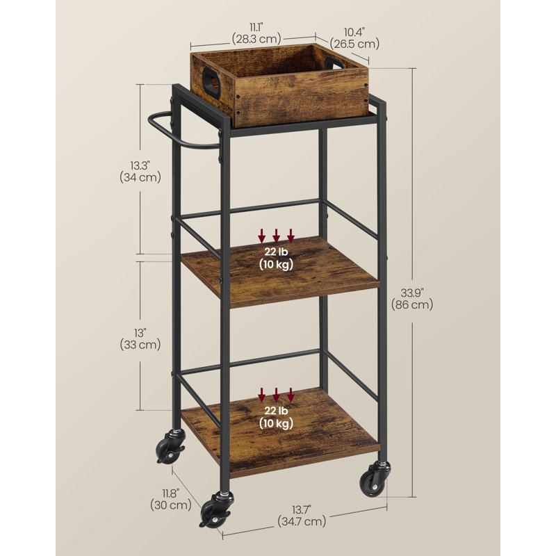 Metal Bar Cart