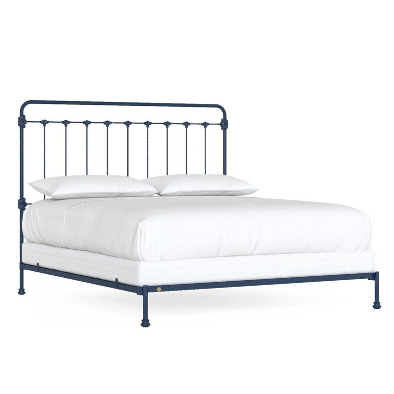 Lit en fer Picket Fence, California King, Marine