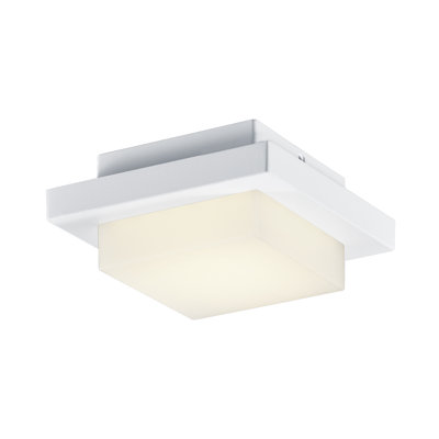 Adalia White LED Outdoor Flush Mount