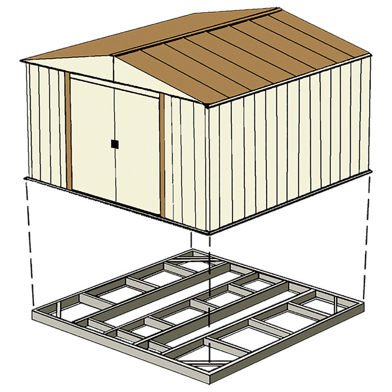 Arrow Rust Resistant Steel Foundation Kit