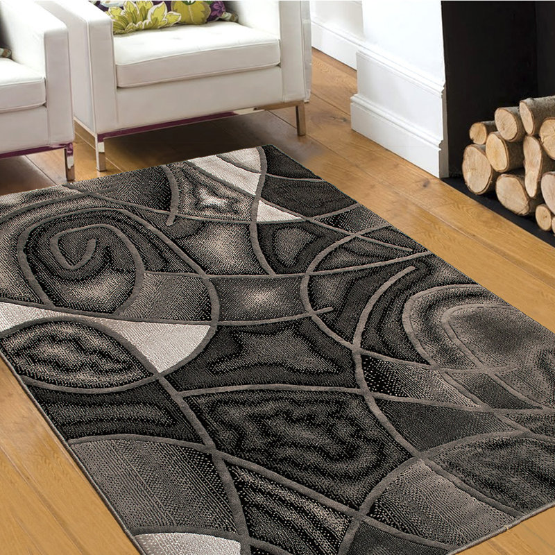 Alif Abstract Indoor Rug, 7'10" x 10'