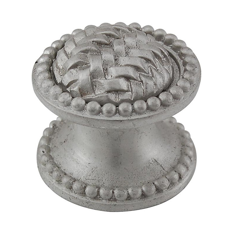 Cestino Mushroom Knob, 1.25" H x 1.25" W x 1" D, Satin Nickel