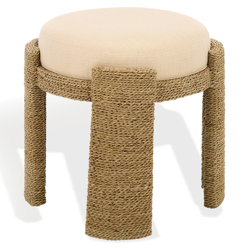 Grimaldi Seagrass Round Ottoman