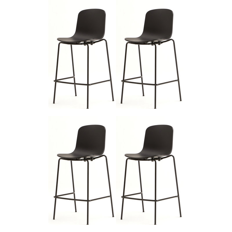 Holi Counter & Bar Stool, Counter Stool (26.5" Seat Height), Black