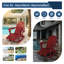 Chaise Adirondack pliante en polyéthylène haute densité Aunika (ensemble de 2)-811712381