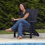  Mobilier d'extérieur durable et résistant aux intempéries pour la véranda et la cour arrière Keter Modern Adirondack-124585069