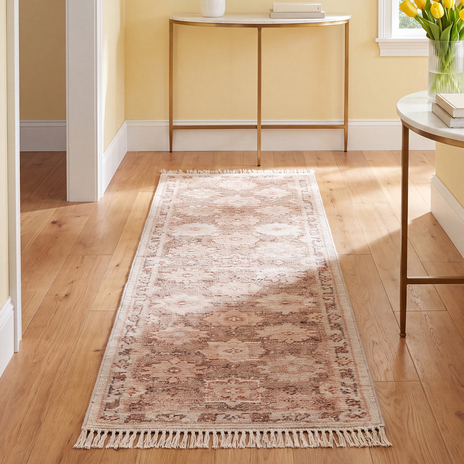 Hand-Knotted Oriental Wool Rug, Runner 2'6" x 8'