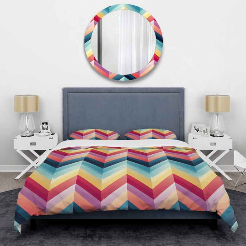 Ensemble de housse de couette Popart, Housse de couette simple + 1 taie décorative stan