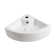 Elanti 12.25'' White Porcelain Specialty Bathroom Sink with Overflow