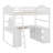Loft Bed With U-Shaped Desk-187994360