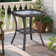 Bonia Wicker Rattan Side Table With Built-In Glass