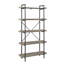 Jessica 92 cm W Steel Etagere Bookcase-376176380