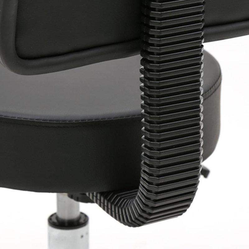 Tabouret de laboratoire réglable en hauteur Richardton, Noir
