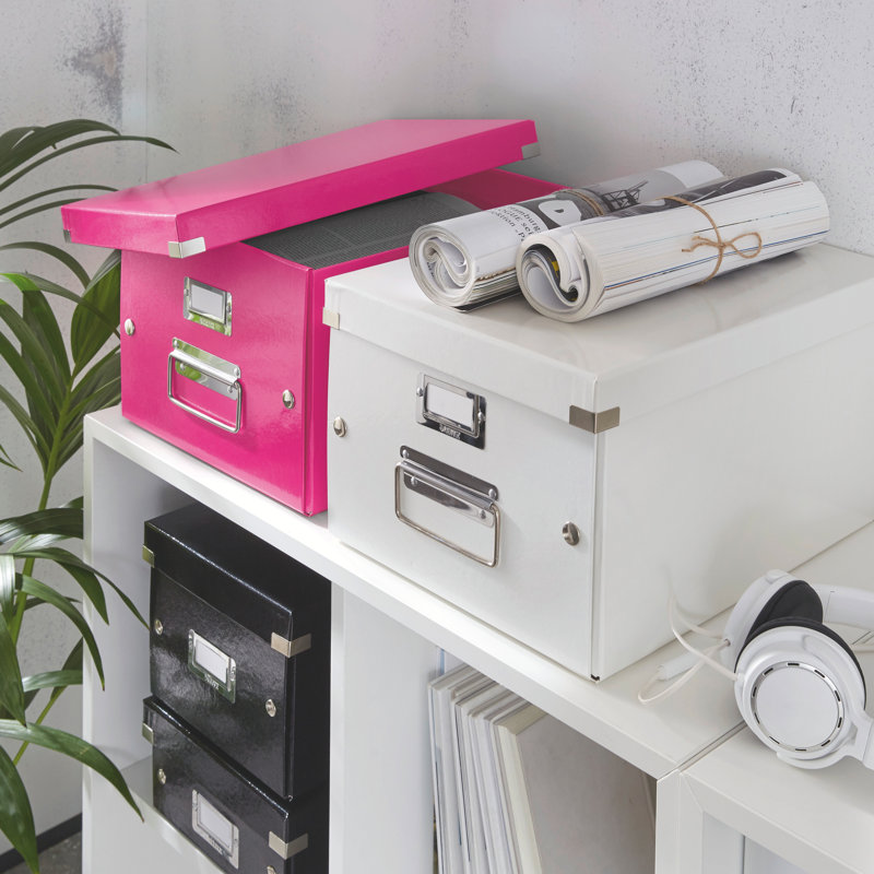 Leitz Decorative Bin, 28.1cm H x 20cm W x 37cm D, Pink