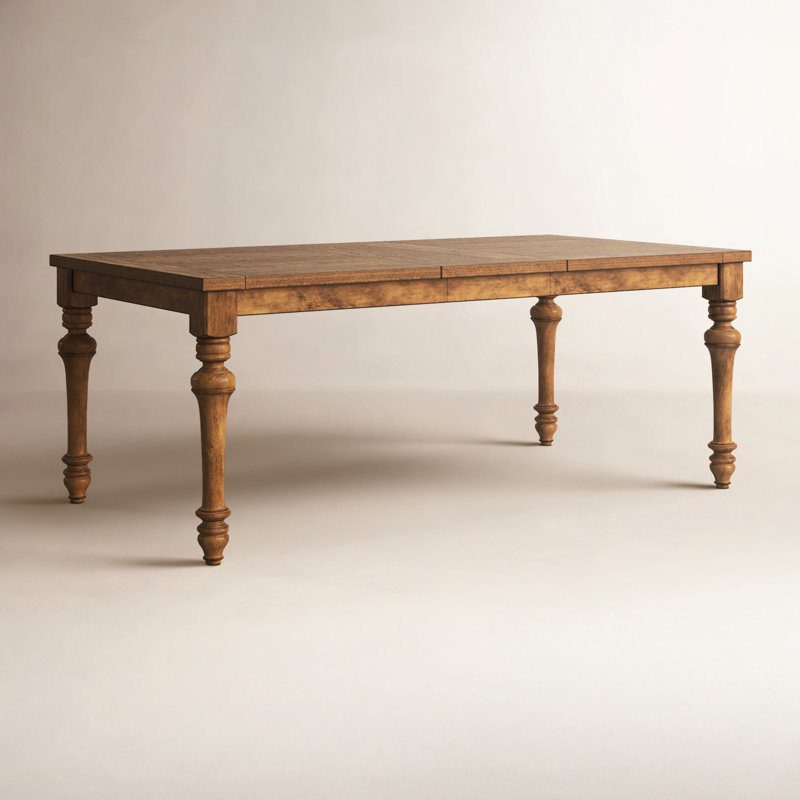 Simons Extendable Oak Solid Wood Base Dining Table