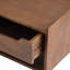 Alina Solid Wood Nightstand Tray-Top with Drawer and Open Storage-930920901