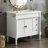 36" Modern Bathroom Storage Cabinet with Ceramic Sink, Soft-Close Doors and Adjustable Shelves - EPA/CARB Certified-1330157843