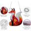 Décoration murale décorative pour fenêtre Fox Ornaments