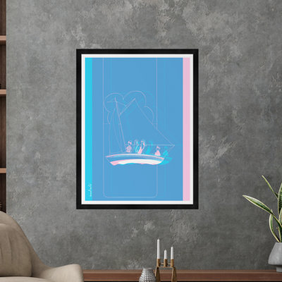 Family " Family Boating In Pastels "