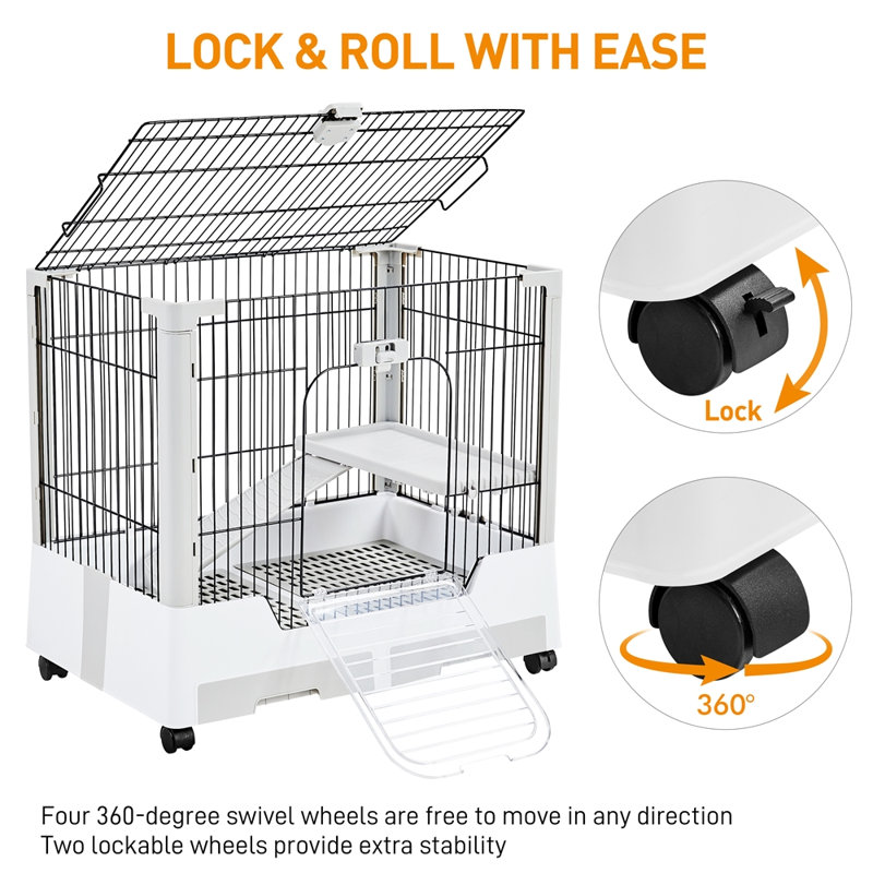 Cage pour petit animal avec rampe Burntwood
