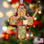 4.5'' Glass Holiday Shaped Ornament