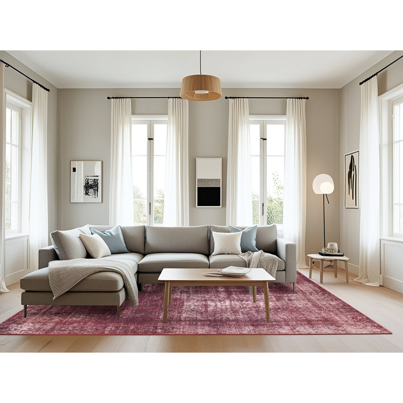 Abstract Indoor Rug, Rectangle 8' x 12'