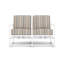 Outdoor Summit Rocker Bench with Cushions-2075200804-2075200810-2075200979
