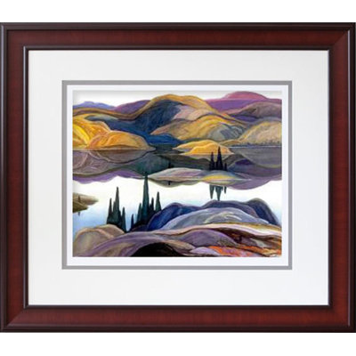 Franklin Carmichael "Mirror Lake" Group Of Seven Print - Framed Ltd Ed 26"x24"