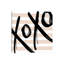 Neutral Glam XOXO 1 Piece Wall Art on Canvas-63929663-63929668