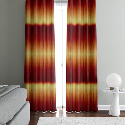 Panneaux de rideaux semi-transparents Ombre