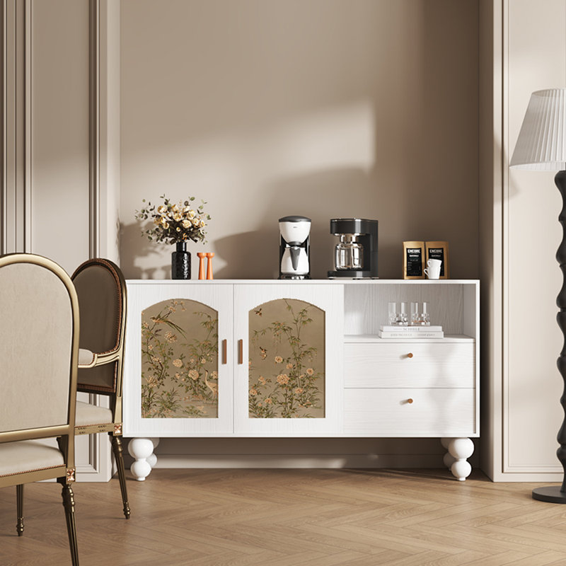 Buffet luxueux rétro de style français, Blanc