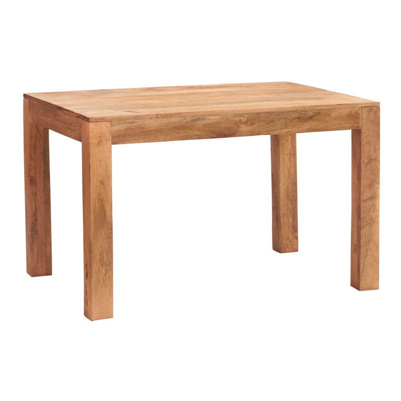 Adeliza Solid Wood Dining Table, 76 H x 120 W x 80 D