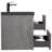 Grey Wood Replacement Bottom Panel for GF-24V12PD30 Bathroom Vanity Base