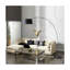 Vose 215cm Chrome Arched Floor Lamp