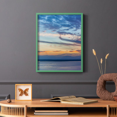 Cloud Variations Framed Print - Solid Wood