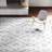 Sofie Modern Plush Performance White Rug-477074274