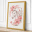 Horse in Bloom Botanical - Wrapped Canvas-1638887935-1638887933