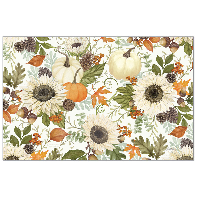 Farmhouse Fall 24-Sheet Premium Paper Placemats