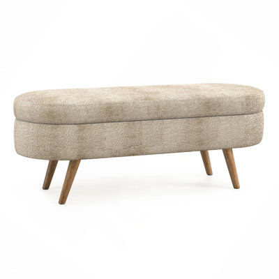 Maly Upholstered 2-Seater Storage Bench