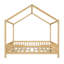 Structure de lit double avec garde-corps-718479580