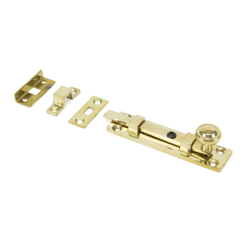 Universal Bolt, Polished Brass